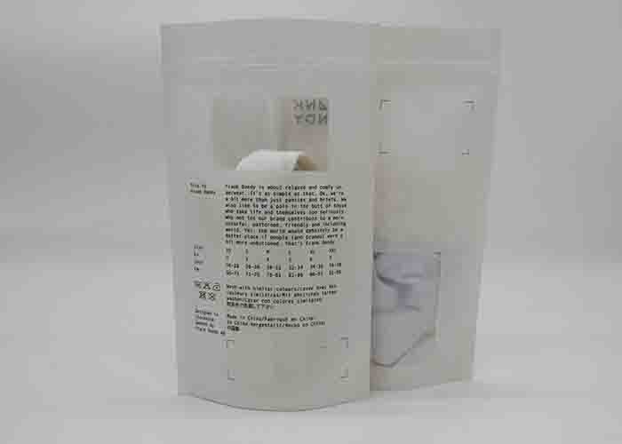 Open Window Kraft Bubble Mailer Copperplate Printing For Shipping Gifts / Wears