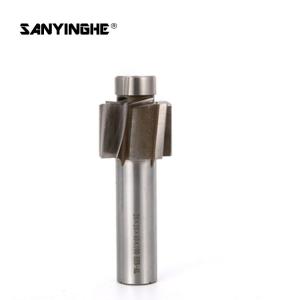 China Countersunk Hole Carbide Milling Cutter White Steel High Speed Cnc Milling Tools factory