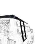Upgrade Your 4x4 Vehicle with Tank 300 Side Ladder Size 840*400*320mm Easy to