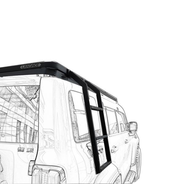 Upgrade Your 4x4 Vehicle with Tank 300 Side Ladder Size 840*400*320mm Easy to