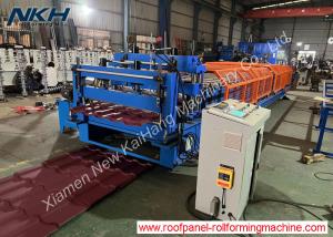 China YX22-211-1105 Metal Roof Tile Roll Forming Machine servo motor driving factory