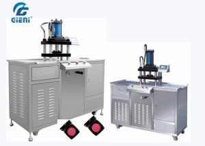 China Stainless Steel Cosmetic Powder Press Machine For Eyeshadow , Top to Bottom Press factory