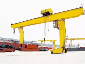 China Box Type L Leg 30 Ton Gantry Crane Single Girder Workshop Loading Unloading Crane factory