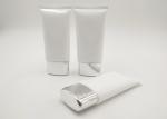 50ml 100ml Capacity PE Facial Washing Cosmetic Packaging Tube With Sliver Cap