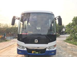 China Oil-Electric Hybrid Electric Vehicle WP Engine 155kw Double Doors Leather Seat Used Coach Bus Zhongtong LCK6101 47Seats factory