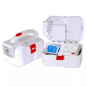 China Plastic Torch First Aid Kit For Car Travel Camping Home Office factory