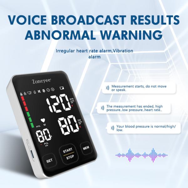 Digital Upper Arm Blood Pressure Device Upper Arm Digital Blood Pressure Monitor