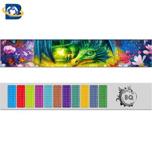 China Fantastic 3D Lenticular Printing Ruler 0.9mm PET+157g Paper Material factory