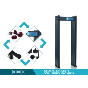 High Precision 4 zones scanner metal detector Walk Through for Factory safe