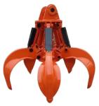 Manufacturer High Efficiency Excavator Mechanical Orange Peel Grapple For Sanny