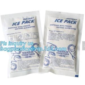 breastmilk lunch bag cooler plastic reusable ice pack, 250g gel water injection