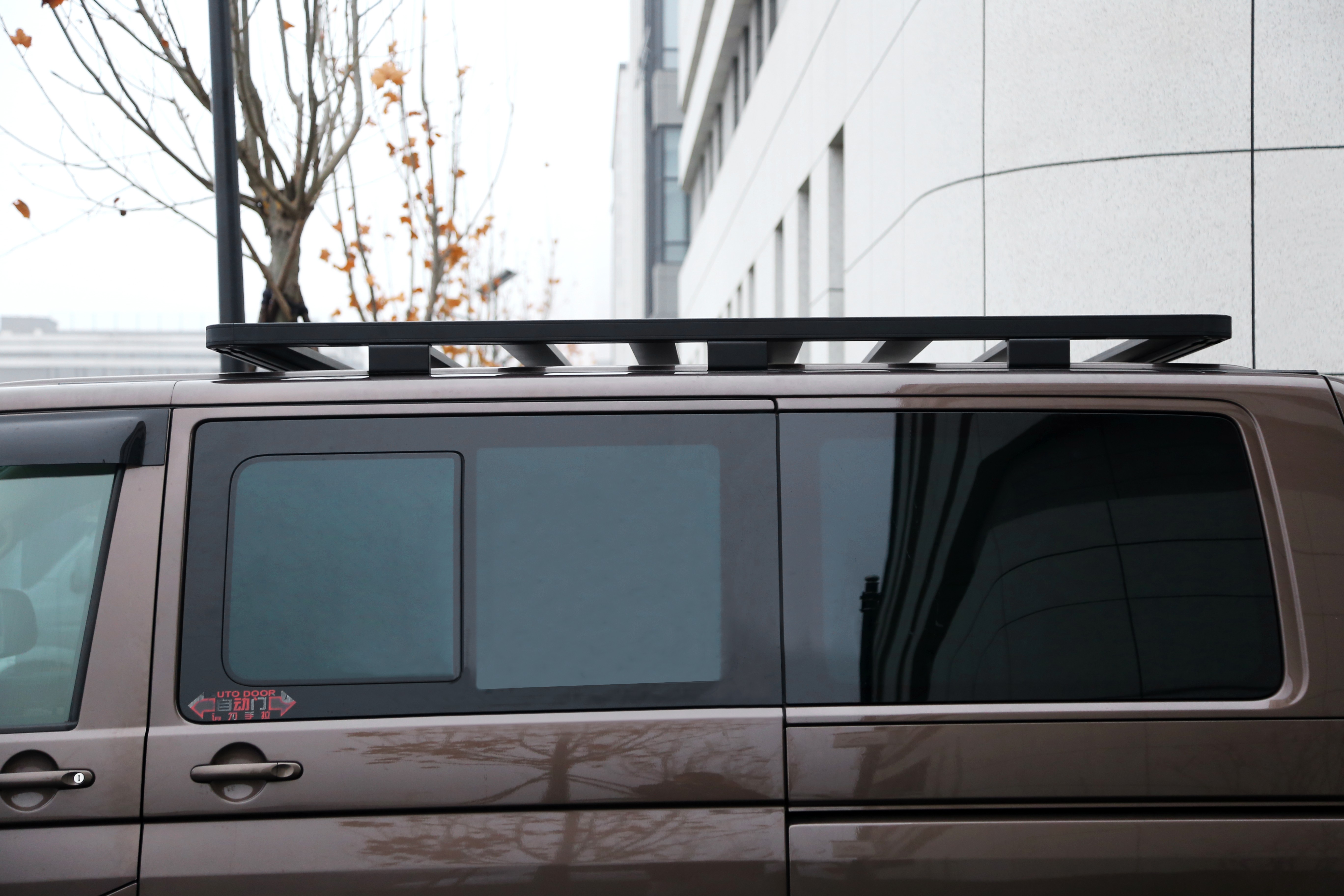 BLACK Aluminium Car Roof Racks for Volkswagen Multivan 4x4 Vehicle Exterior Accessories