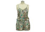 Disperse Printing Womens One Piece Pajamas , Womens Party Jumpsuit Camisole