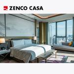 Luxury Hotel Bedroom Furniture With King Bed And Bedside Table