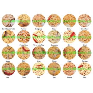Automatic 3d and 2d Snack Extruder Machine , samosa making machine