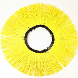 China Factory Direct Sales Yellow Plastic Snow SGS Road Sweeper Brush For Road Cleaning factory