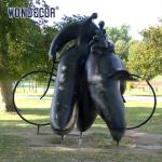 Customized 3D Casting Bronze Sculpture Metal Art Fat Female Family