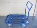 steel tube foldable trolley warehouse equipments for Supermarket , Factory