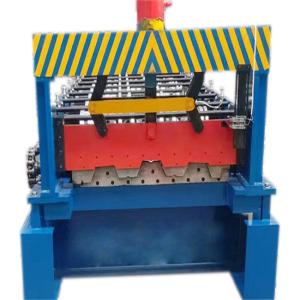 China 5kw Floor Decking Roll Forming Machine 10-15m/min Roofing Metal Forming Machine factory