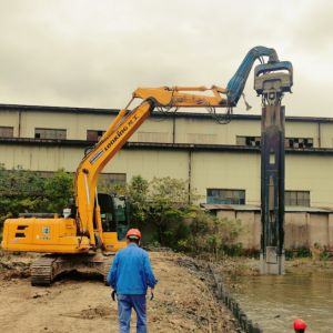 Plastic Sheet Piling Vibro Hammer / Pile Driver For Fast Construction Projects