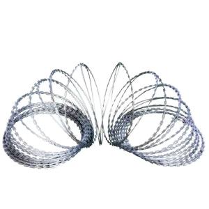 China Diameter 2.5mm Guaranteed Unique Barbed Wire BTO-22 Stainless Steel Razor Wire Fence factory