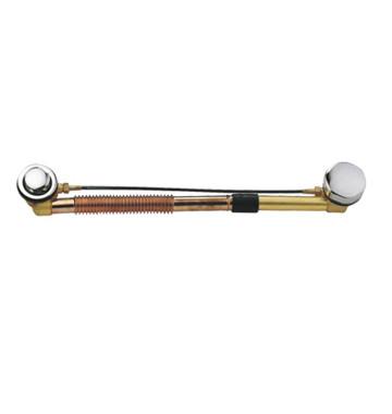 Brass Bathtub Waste Drain Shower Faucet Accessories with Push Button / Copper
