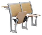 Plywood Metal Meeting Room Chair / Foldable School Desk And Chair Set
