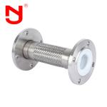 PTFE Lining Stainless Steel Wire Braided Corrugated Metal Hose Gas Flex Lines