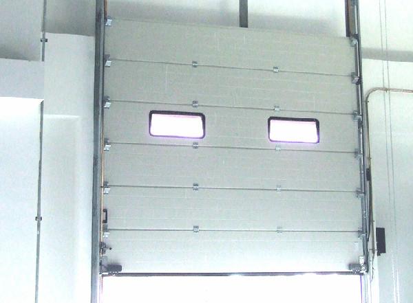 1.66 R Value Steel Overhead Sectional Door Motor color coated steel With 380V