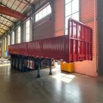 3-Axles Tipping Coal Mine Transportation Semi Trailer Engineered For Efficient