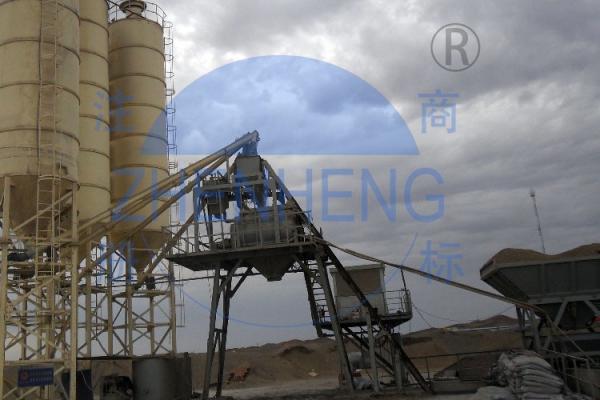 HZS50 50 m3/H Stationary Concrete Batching Plant, RMC Batching Plant