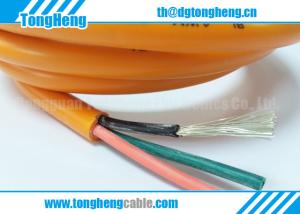 China Tinned Copper Wire Conductors 3 Cores Customized TPU Cable Green Red Black factory