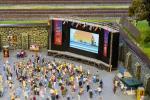 800-1000cd/sqm Brightness P3.91 Outdoor Rental Led Screen with Customized Size