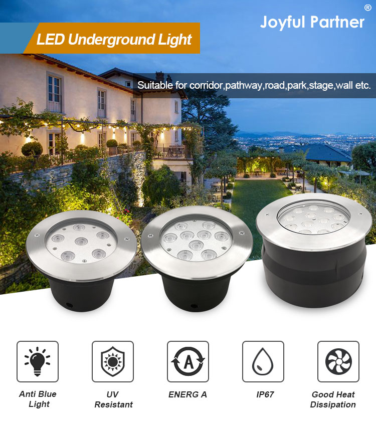 24V DC LED Deck Post Light Waterproof Recessed 6W LED Outdoor Inground Light