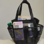 Family Essential Multifunctional PVC Coated Mesh Storage Bag Shopping Bag Mesh