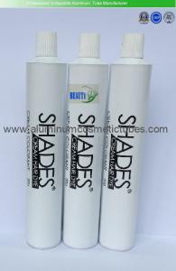 China Skin Care Empty Aluminum Cosmetic Tubes Packaging 50g 28mm Diameter Offset Printing factory