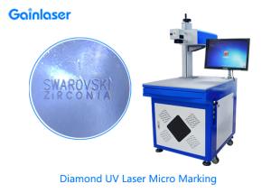 China 0.01mm High Precision Jewellery Laser Marking Machine for Diamond , Jade , Gold , Silver factory