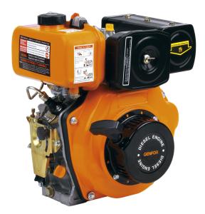 China 178FA Single Cylinder Diesel Powered Engine 6.7HP Max Power Electric Starter factory