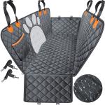 Car Rear Seat Mat Oxford Cloth Waterproof Pet Cushion Cover Storage Pockets
