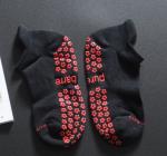 Embroidery Logo Non Slip Yoga Grip Socks Environmental PVC Gel Printing