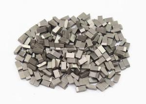 China High Wearable Tungsten Carbide Saw Tips For Hardwood , Carbon Steel , Cork, YG6 ,YG6X factory