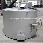 650 Degree 400KG Natural Gas Cast Iron Zinc Cast Iron Melting Furnace 200Kg/Hr