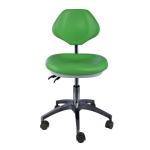 Dental Clinic Doctor Assistant Stool Pu Leather Comfortable Seat Blue Color