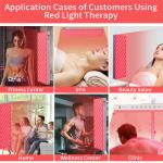 Low EMF 600nm 850nm Red Light Therapy Device 1500w LCD Display Touch Screen