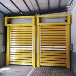 High Performance Automatic Aluminum Industrial Roller Shutter Doors AC 220V