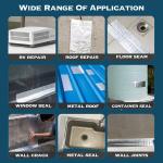 OEM Aluminum Cover Self Adhesive Tape For Waterproofing Wall And Hatch Cover