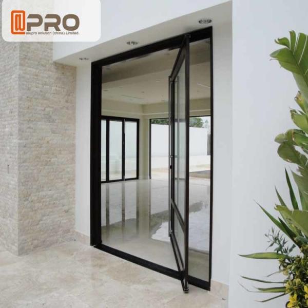Unique Villa Front Glass Entry Doors / Single Pivot Patio Doors front door pivot