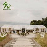 20x35m Outdoor Clear Roof Wedding Marquee Tent Croatia Style For 500 Seaters