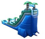Amusement Water Slide Bounce House , Inflatable Slip N Slide Heavy Duty 15*6*7m