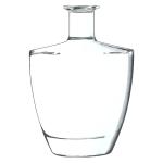 Flint 700ml Glass Spirit Bottles Carafe Kheops 226mm With Carnette Cork Neck